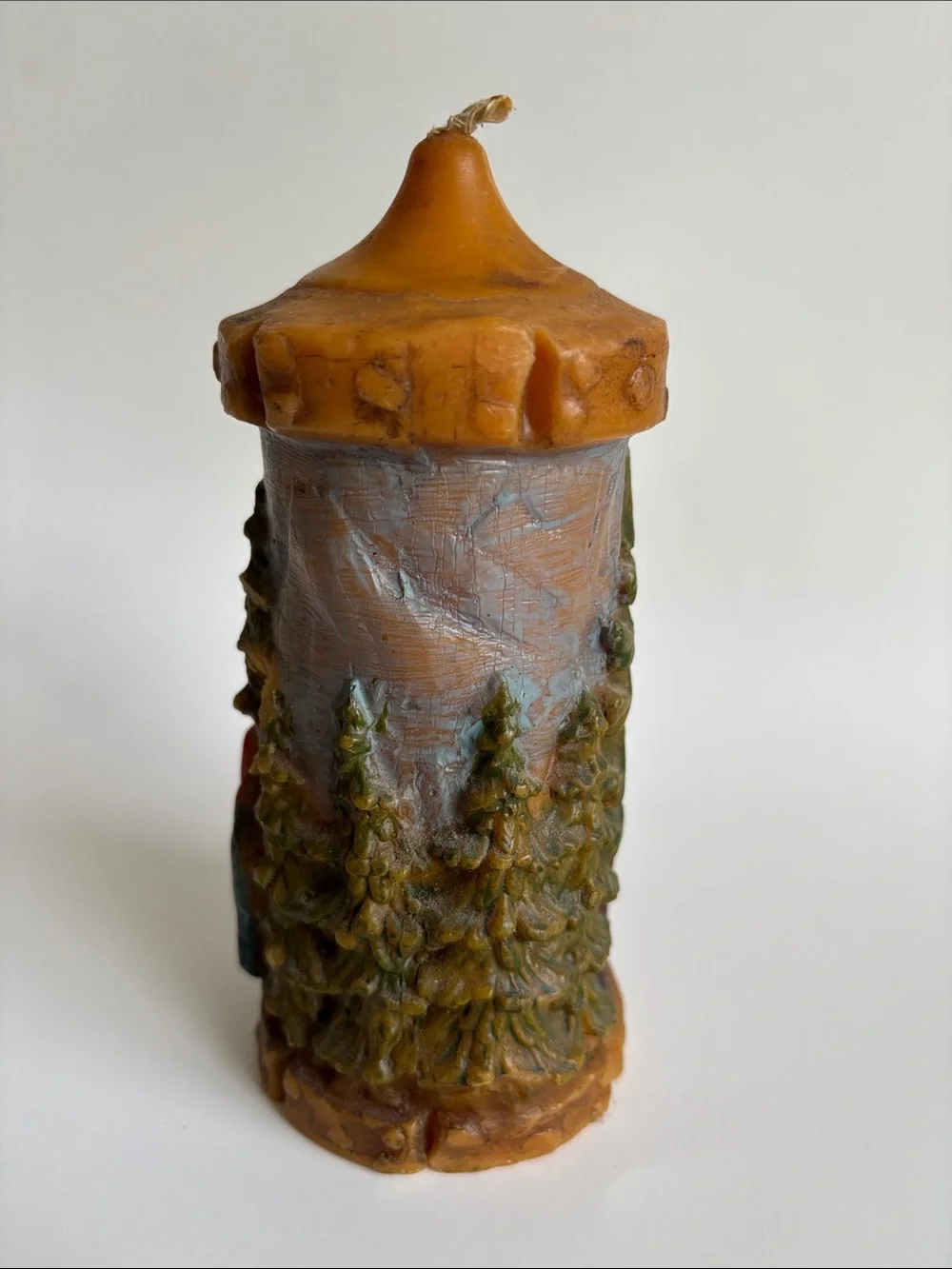 Vintage 6” Hansel and Gretal German Gunter Kerzen Candle Unused Hand Carved